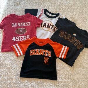SF San Francisco lot bundle tees & jerseys 6pc